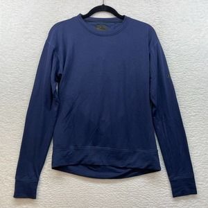 Under Armour Shirt Womens Medium Blue Open Back Athleisure Workout Gym Running